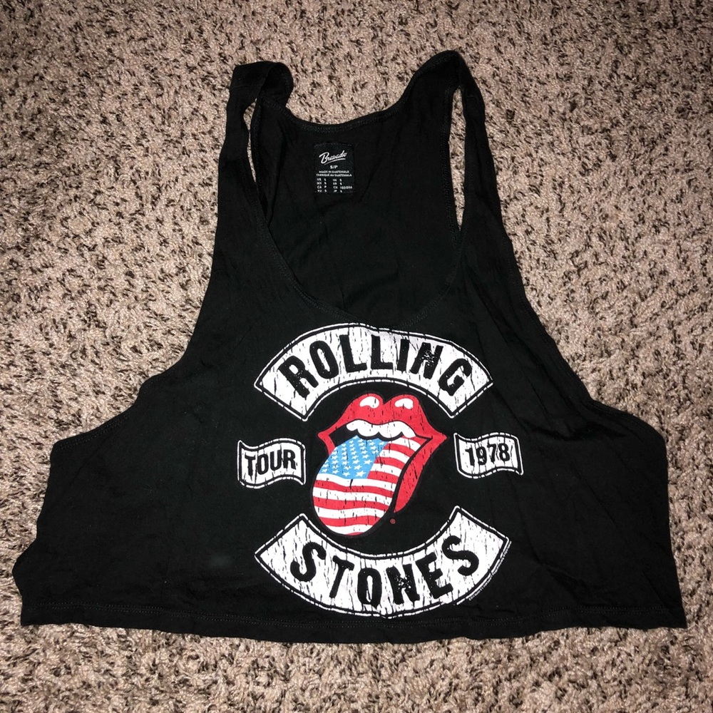 Rolling Stones Muscle/Crop Top